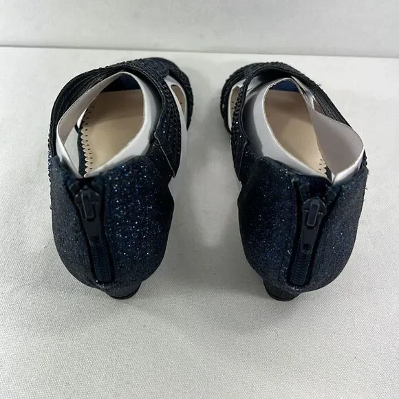 Charter Club Ginifur 2P Navy Wedge Sandals Various Sizes - Picture 5 of 9